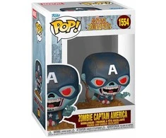 FUNKO POP! Vinilinė figūrėlė: Marvel Zombies - Zombie Captain America, 9 cm