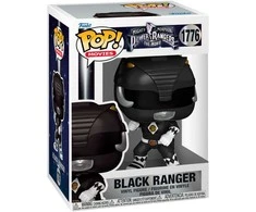 FUNKO POP! Vinilinė figūrėlė: Mighty Morphin Power Rangers - Black Ranger, 9 cm