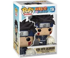 FUNKO POP! Vinilinė figūrėlė: Naruto Shippuden - Kiba su Akamaru, 9.5 cm