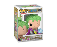 FUNKO POP! Vinilinė figūrėlė: One Piece - Zoro (Enma), 11 cm | figūrėlė šviečia tamsoje