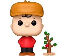 FUNKO POP! Vinilinė figūrėlė: Peanuts - Charlie Brown with Tree, 9.5 cm