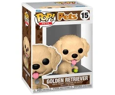 FUNKO POP! Vinilinė figūrėlė: Pets - Auksaspalvis retriveris, 9 cm
