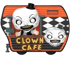 Funko POP Figure Rides Super Deluxe Terrifier 2 Art with Clown Cafe