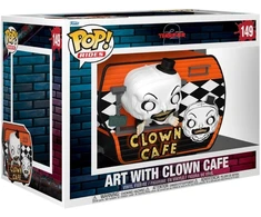Funko POP Figure Rides Super Deluxe Terrifier 2 Art with Clown Cafe