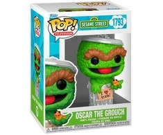 FUNKO POP! Vinilinė figūrėlė: Sesame Street - Oscar the Grouch, 9 cm