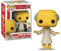 FUNKO POP! Vinilinė figūrėlė: Simpsonai - Montgomeris Degėla, 9.5 cm (figūrėlė šviečia tamsoje)