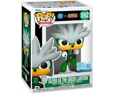 FUNKO POP! Vinilinė figūrėlė: Sonic: Silver as The Green Lantern, 9 cm