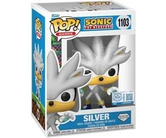 FUNKO POP! Vinilinė figūrėlė: Sonic The Hedgehog - Silver, 9.5 cm