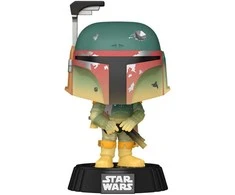 FUNKO POP! Vinilinė figūrėlė: Žvaigždžių karai - Boba Fett, 9 cm (figūrėlė šviečia tamsoje)