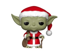 FUNKO POP! Vinilinė figūrėlė: Žvaigždžių karai - Santa Yoda, 9.5 cm