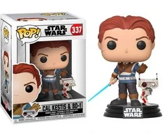FUNKO POP! Vinilinė figūrėlė: Žvaigždžių karai – Cal Kestis ir BD-1, 10 cm