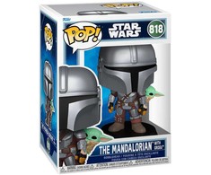 FUNKO POP! Vinilinė figūrėlė: Star Wars: Mandalorian &amp; Grogu - The Mandalorian &amp; Grogu