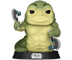 FUNKO POP! Vinilinė figūrėlė: Star Wars: Mandalorian &amp; Grogu - Rotta the Hutt (Glow)