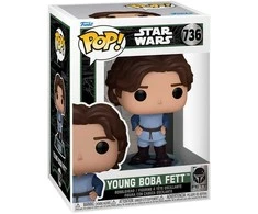 FUNKO POP! Vinilinė figūrėlė: Žvaigždžių karai – Young Boba Fett, 9 cm