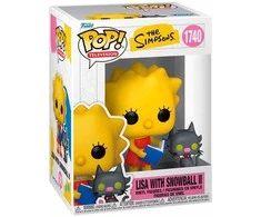 FUNKO POP! Vinilinė figūrėlė: The Simpsons - Lisa with Snowball II, 9 cm