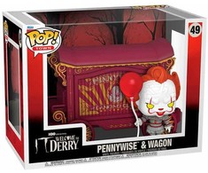 FUNKO POP! Vinilinė figūrėlė: IT: Welcome To Derry - Pennywise &amp; Wagon, 10 cm