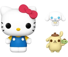 FUNKO POP! Vinilinė figūrėlė: Hello Kitty and Friends - Kitty with Cinnamoroll &amp; Pompompurin, 6.9, 8.9, ir 25.4 cm