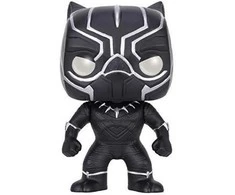 FUNKO POP! Vinilinė figūrėlė: Marvel Civil War - Black Panther, 9 cm