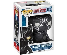 FUNKO POP! Vinilinė figūrėlė: Marvel Civil War - Black Panther, 9 cm