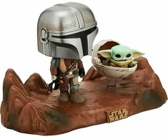 FUNKO POP! Vinilinė figūrėlė: Star Wars - The Mandalorian with the Child, 9 cm