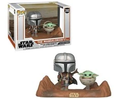 FUNKO POP! Vinilinė figūrėlė: Star Wars - The Mandalorian with the Child, 9 cm
