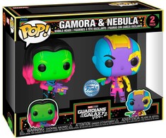 FUNKO POP! Vinilinė figūrėlė: Marvel: Guardians of the Galaxy - Gamora &amp; Nebula, 9 cm