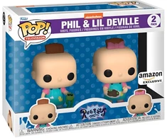 FUNKO POP! Vinilinių figūrėlių rinkinys: Rugrats - Phil &amp; Lil Deville, ~9 cm (2 vnt.)