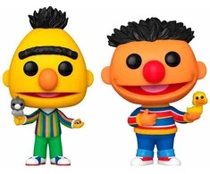 FUNKO POP! Vinilinė figūrėlė: Sesame Street - Bert &amp; Bernie, 9 cm