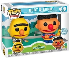 FUNKO POP! Vinilinė figūrėlė: Sesame Street - Bert &amp; Bernie, 9 cm