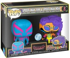 FUNKO POP! Vinilinė figūrėlė: Spider-Man: Spider-Man 2099 &amp; Spider-Man India, 9 cm