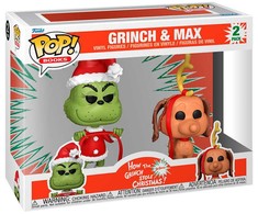 FUNKO POP! Vinilinių figūrėlių rinkinys: Grinčas - Grinch &amp; Max, ~8 cm (2 vnt.)