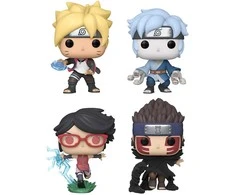 FUNKO POP! Vinilinių figūrėlių rinkinys: Boruto, ~8 cm (4 vnt.)
