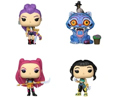 Funko POP pack 4 figures KPop Demon Hunters Huntr/X
