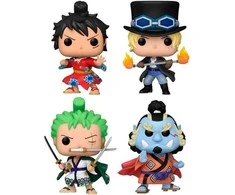 FUNKO POP! Vinilinių figūrėlių rinkinys: One Piece, ~8 cm (4 vnt.)