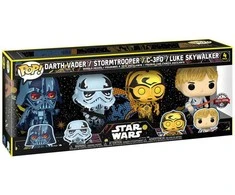 FUNKO POP! Vinilinių figūrėlių rinkinys: Star Wars, ~8 cm (4 vnt.)