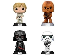 FUNKO POP! Vinilinių figūrėlių rinkinys: Star Wars, ~9 cm (4 vnt.)