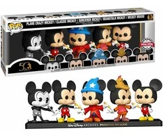 FUNKO POP! Vinilinių figūrėlių rinkinys: Disney Archives - Peliukas Mikis, ~8 cm (5 vnt.)
