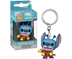 FUNKO POP! Raktų pakabutis: Disney: Lilo &amp; Stitch - Stičas, 10 cm