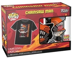 Funko Set figure POP & Tee grandininis pjūklas Man Leaping