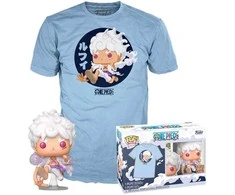 Funko Set figure POP & Tee One Piece Luffy Fifth Gear