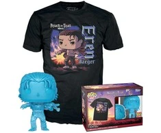 Funko Set figure POP &amp; Tee Attack on Titan Eren Exclusive