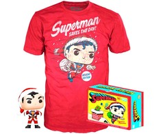 Funko Set figure POP &amp; Tee Back DC Comics Superman Exclusive Flocked
