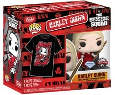 Funko Set figure POP &amp; Tee DC Comics Harley Quinn XL