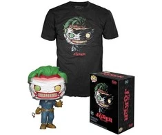 Funko Set figure POP &amp; Tee DC Comics The Joker Exclusive M