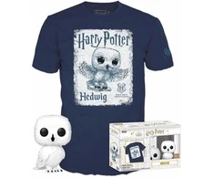 Funko Set figure POP &amp; Tee Harry Potter Hedwig
