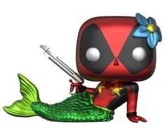 Funko Set figure POP &amp; Tee Marvel Deadpool Mermaid Exclusive