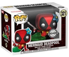 Funko Set figure POP &amp; Tee Marvel Deadpool Mermaid Exclusive