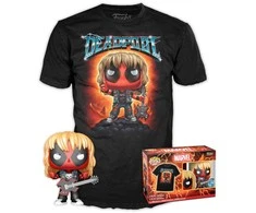 Funko Set figure POP &amp; Tee Marvel Deadpool Heavy Metal