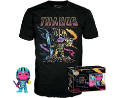 Funko Set figure POP &amp; Tee Marvel Infinity Saga Thanos Exclusive