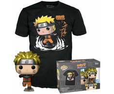 Funko Set figure POP &amp; Tee Naruto Shippuden Exclusive